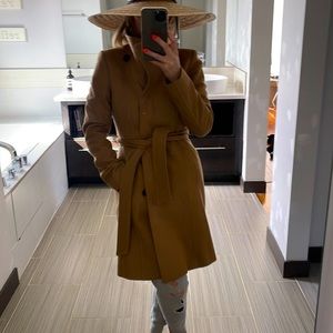 Camel Coloured Babaton Wool Coat
